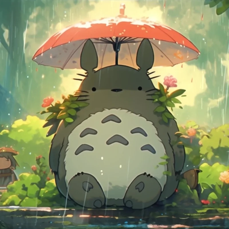Trang trí góc học tập với những mẫu Totoro poster độc đáo