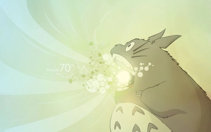 Cập nhật style anime bằng hình nền Totoro cho điện thoại