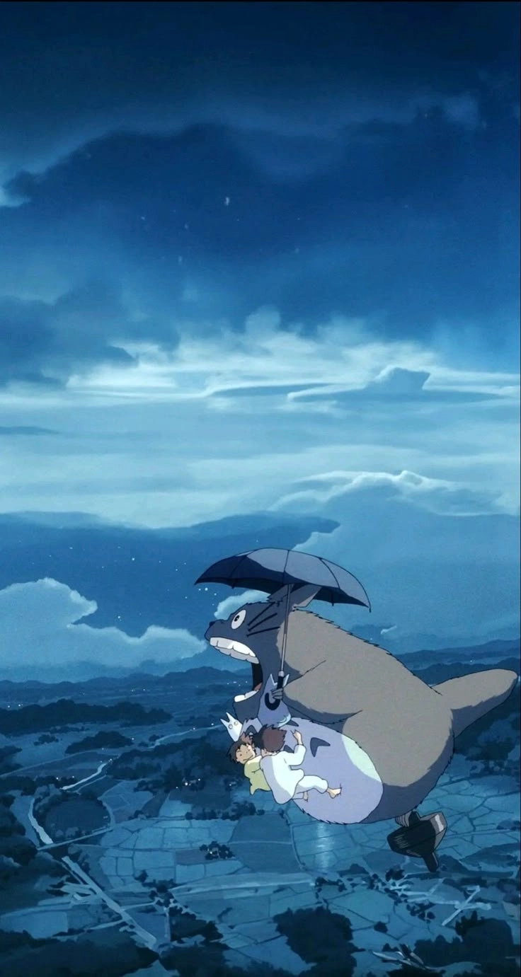 Tải ngay hình nền máy tính Totoro 4k cực đẹp và sắc nét