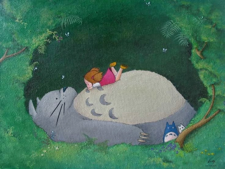 Ngắm trọn vẻ dễ thương qua loạt hình nền Totoro cute