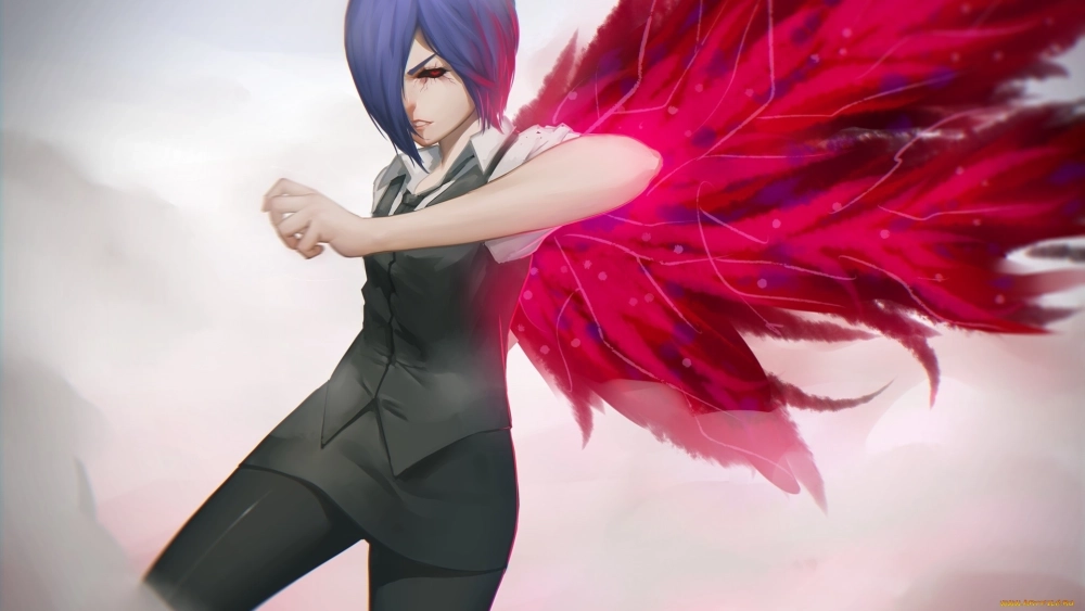 Ghoul Touka Kirishima gây ấn tượng bởi ánh mắt sắc lạnh