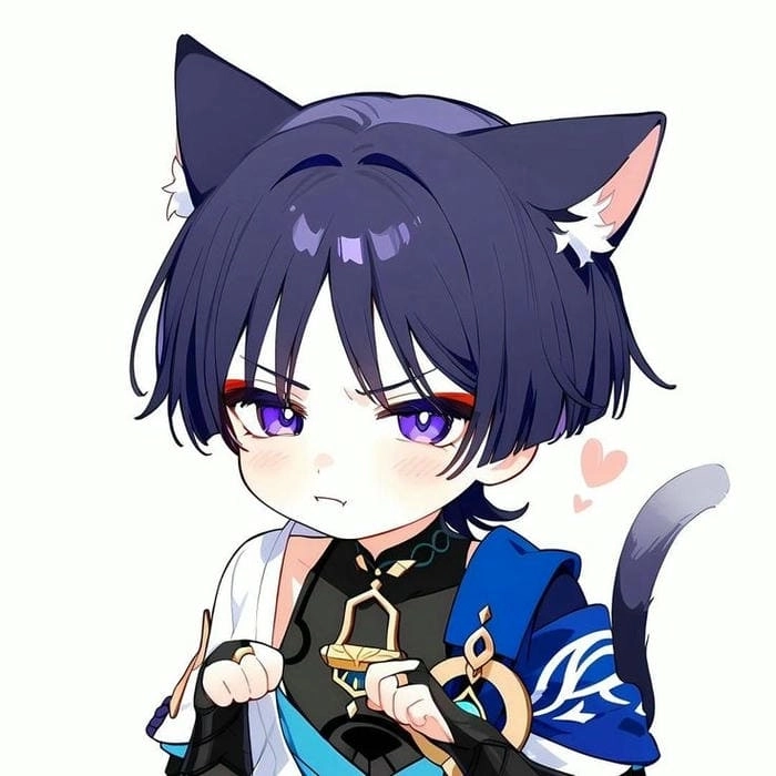 Wanderer chibi pfp ảnh đại diện đáng yêu cho tín đồ anime
