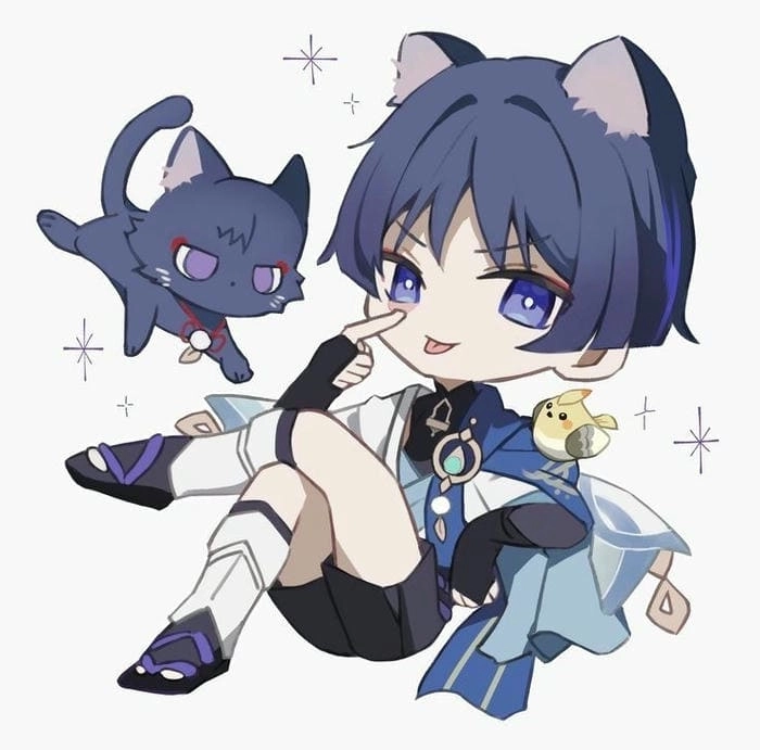 Sticker Wanderer chibi tăng tương tác tin nhắn cực kỳ đáng yêu
