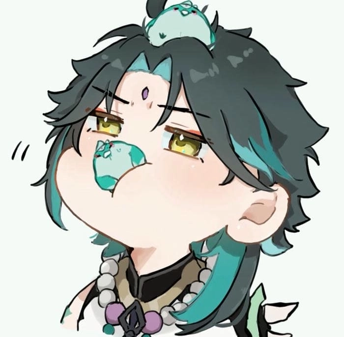 Đặt ngay Xiao chibi wallpaper làm hình nền siêu dễ thương