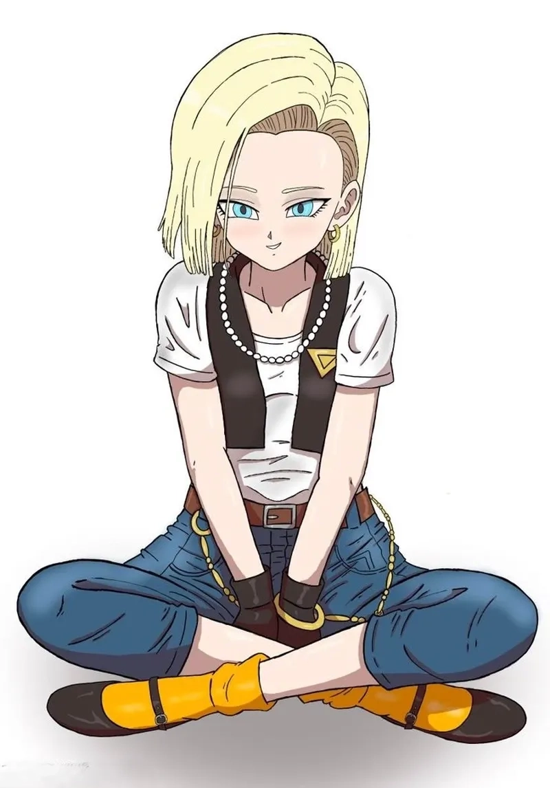 Tạo hình tóc đặc trưng và phong cách của Android 18 haircut