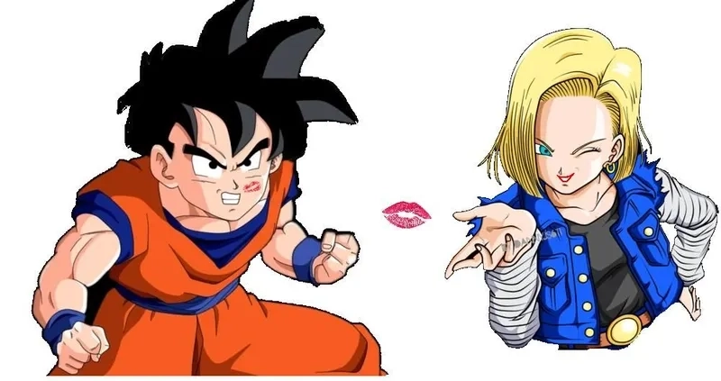 Sự tương tác giữa Android 18 Goku qua các trận chiến