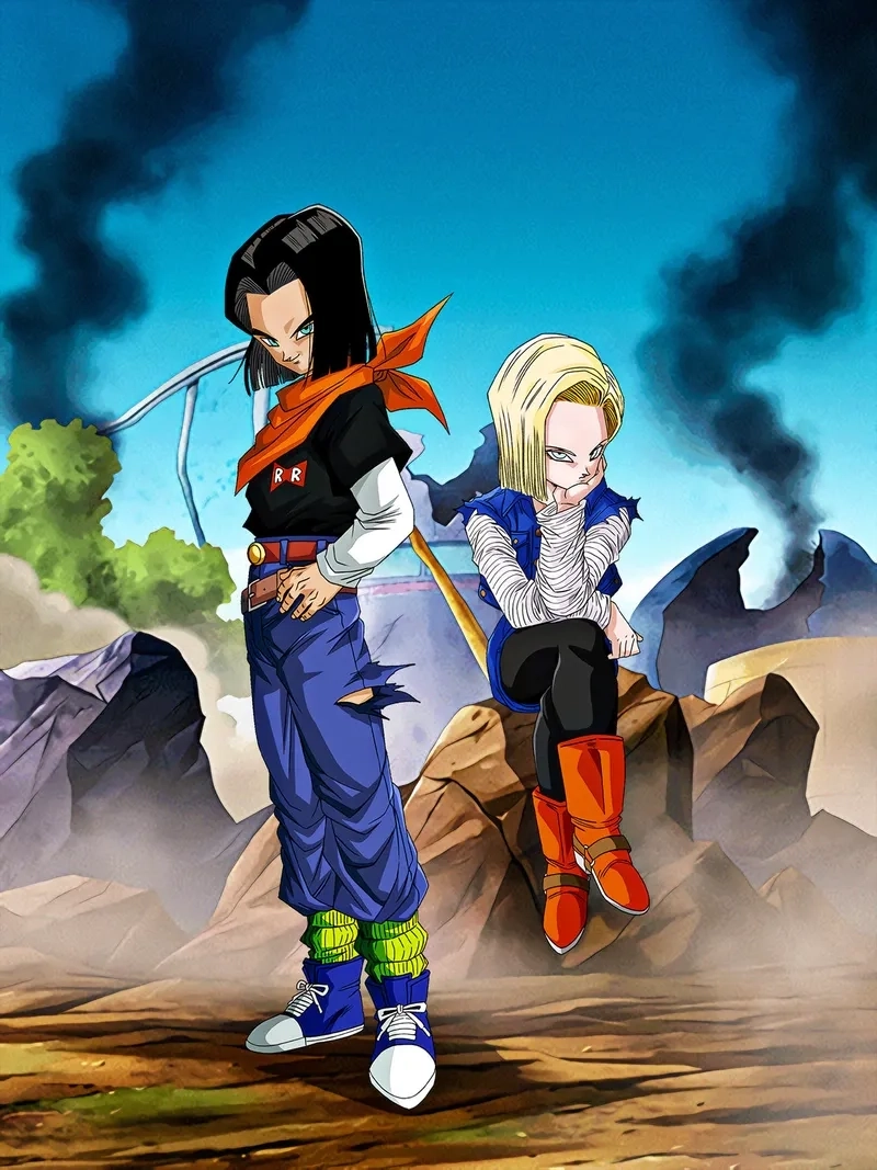 Sự gắn kết không thể tách rời của Android 18 Android 17 từ khi xuất hiện