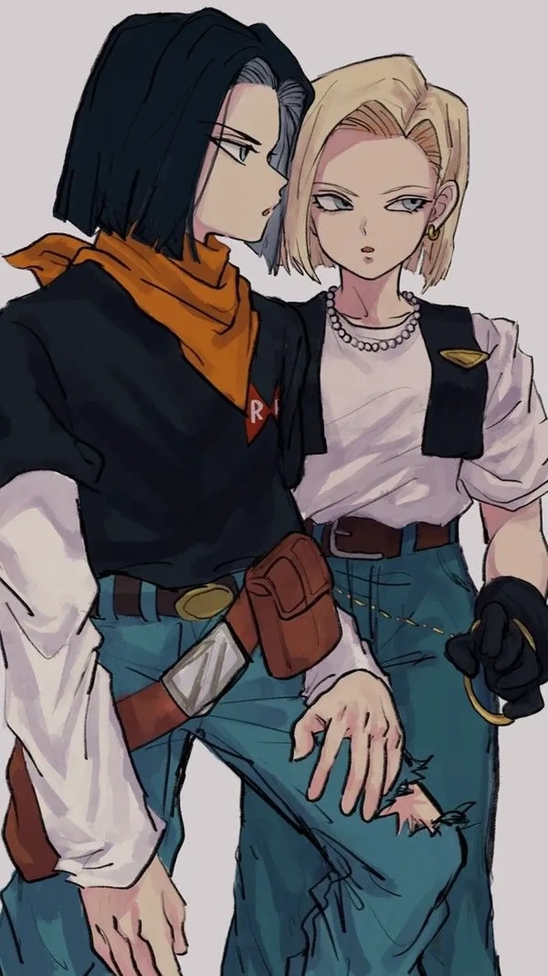 Tình anh em và sự phối hợp ăn ý của Android 18 Android 17