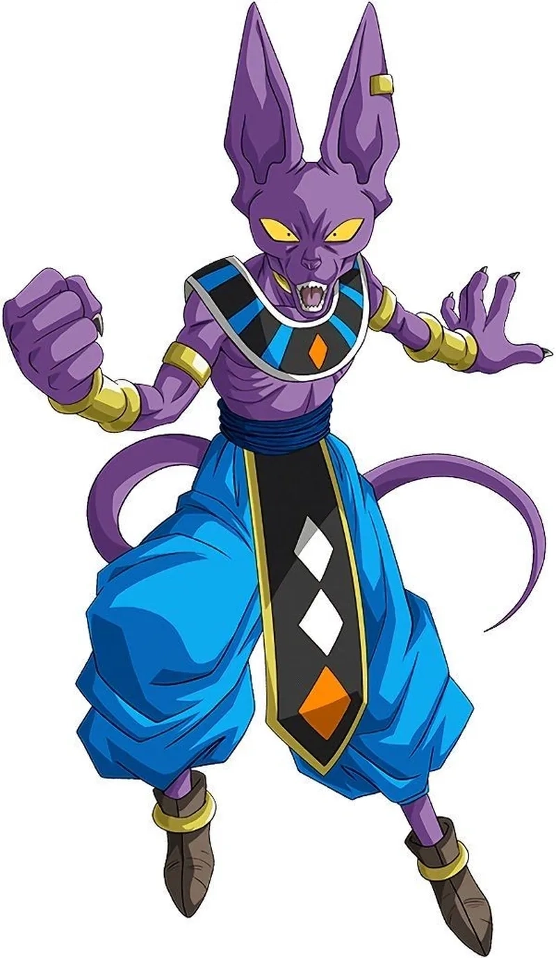 Vẻ ngoài lạnh lùng nhưng mạnh mẽ của thần Beerus