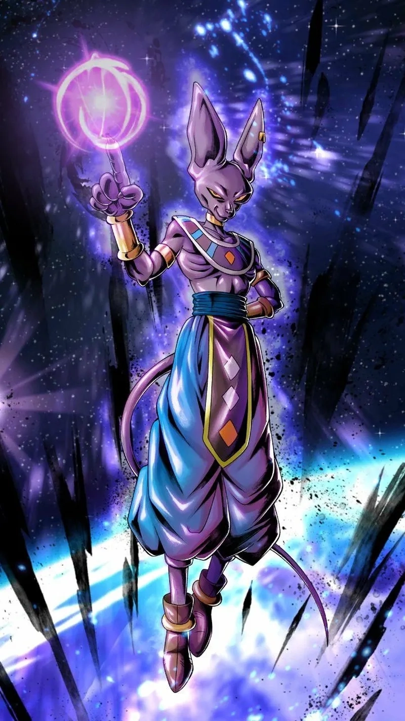 Tạo hình dễ thương và đáng sợ của Beerus mèo