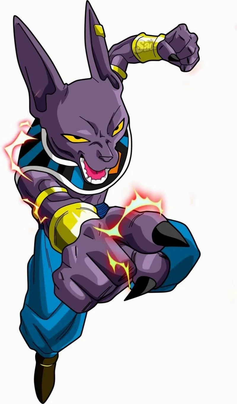 Trận chiến khốc liệt của dragon ball super Beerus với Goku