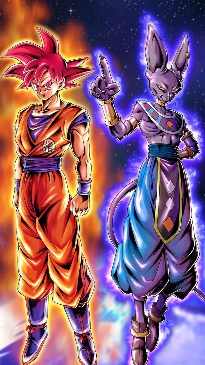 Khoảnh khắc bất ngờ giữa Goku and Beerus trên hành tinh Beerus