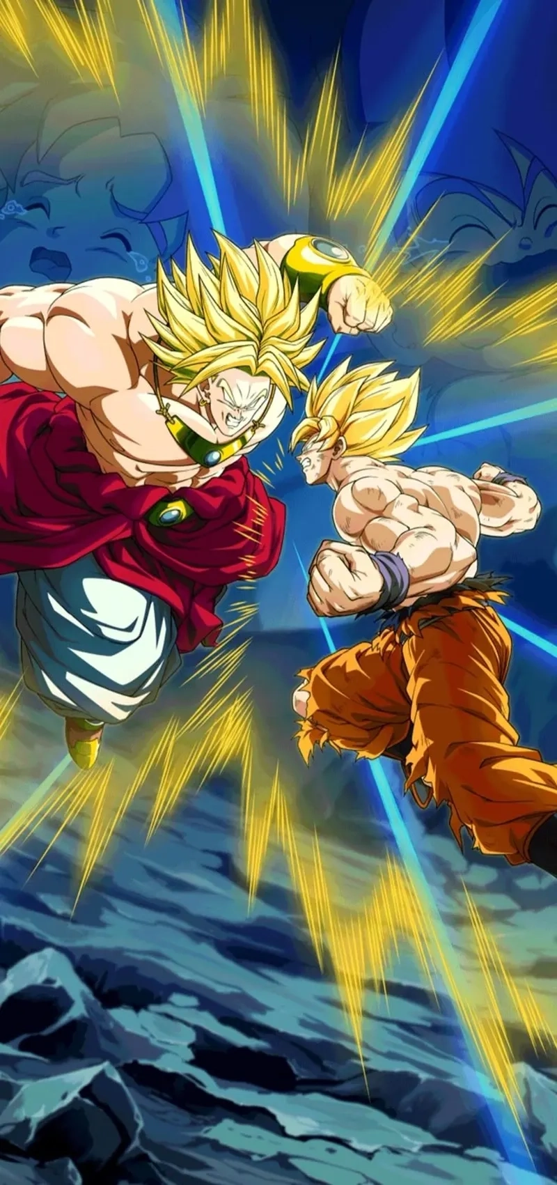 Gogeta Vs Broly Wallpaper 4K hình nền mãn nhãn cho tín đồ Dragon Ball