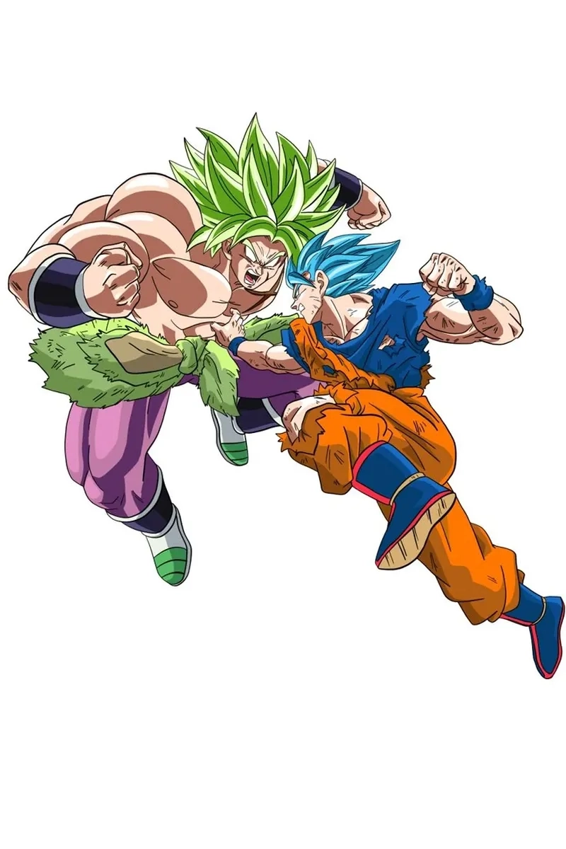 Goku Broly hai số phận đối nghịch trong Dragon Ball