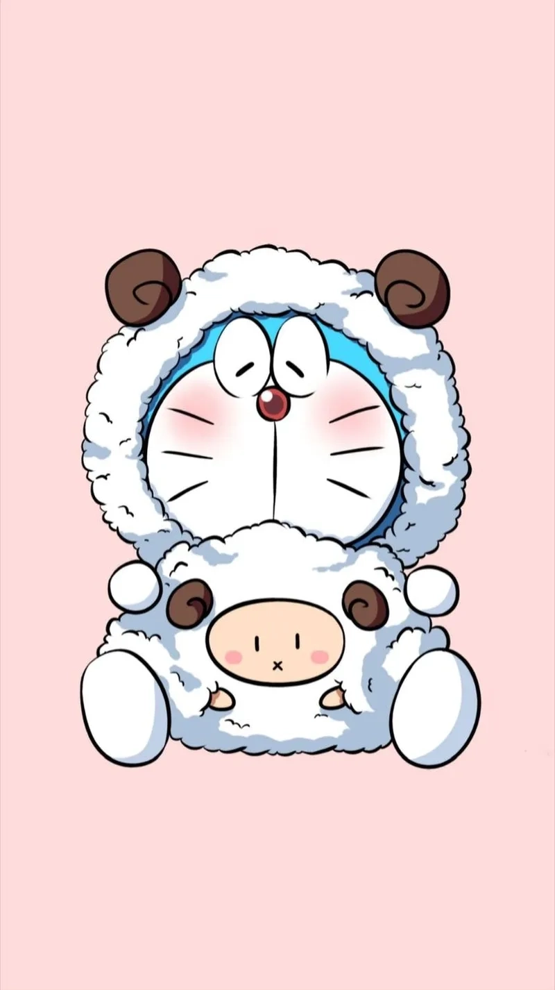 Hình ảnh chú mèo máy Doraemon đáng yêu vô cùng
