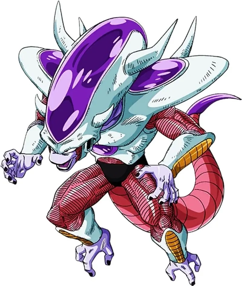 Frieza 3 form là hình dạng gớm ghiếc nhưng cực kỳ mạnh mẽ của hắn