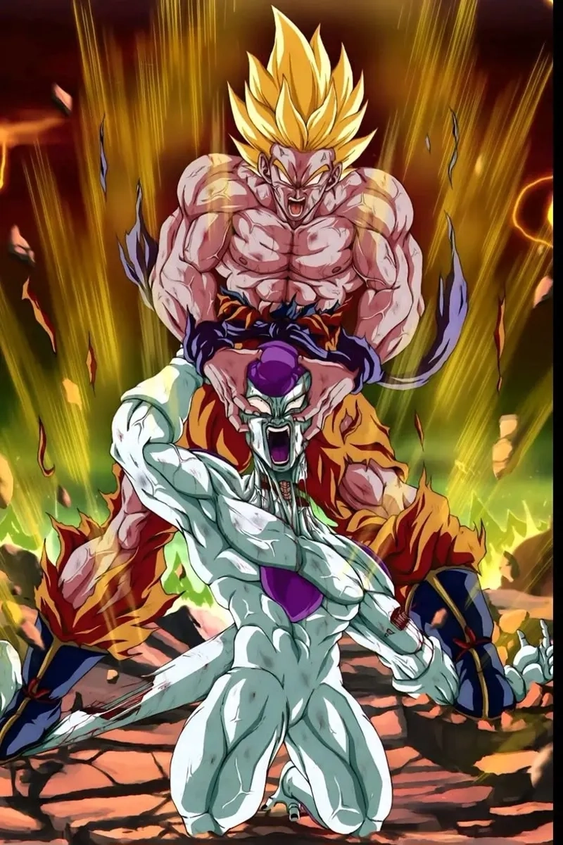 Goku đấu với frieza là bước ngoặt quyết định số phận Namek