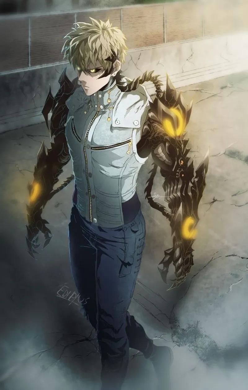 Genos death ngầu lòi thu hút ánh mắt