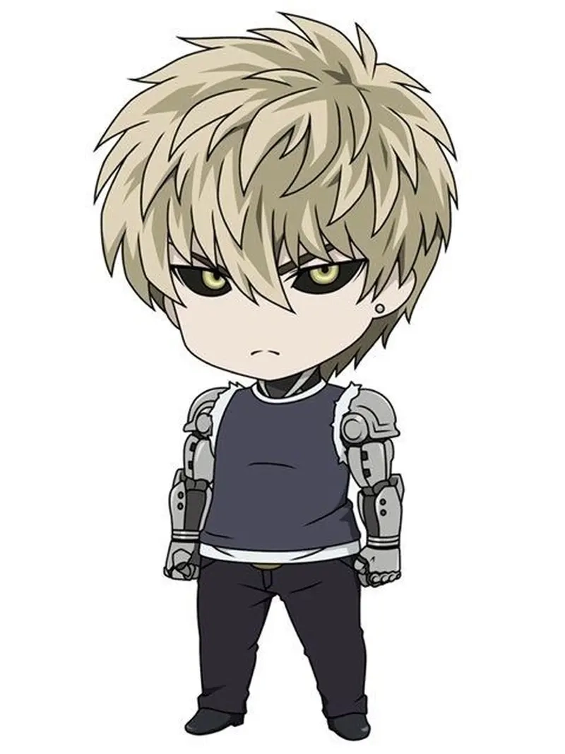 Genos chibi dễ thương rực rỡ làm bạn mê