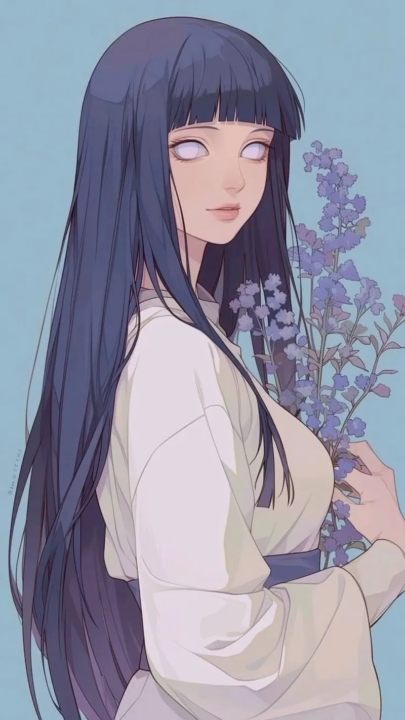 Hinata Hyuga hairstyle rực rỡ nâng tầm phong cách