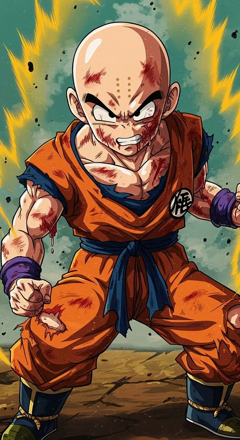 Những pha hy sinh cảm động của Krillin dbz khiến người xem không thể quên