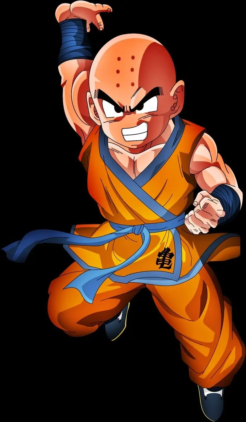 Chiến binh quả cảm Krillin tuy nhỏ bé nhưng cực kỳ gan dạ