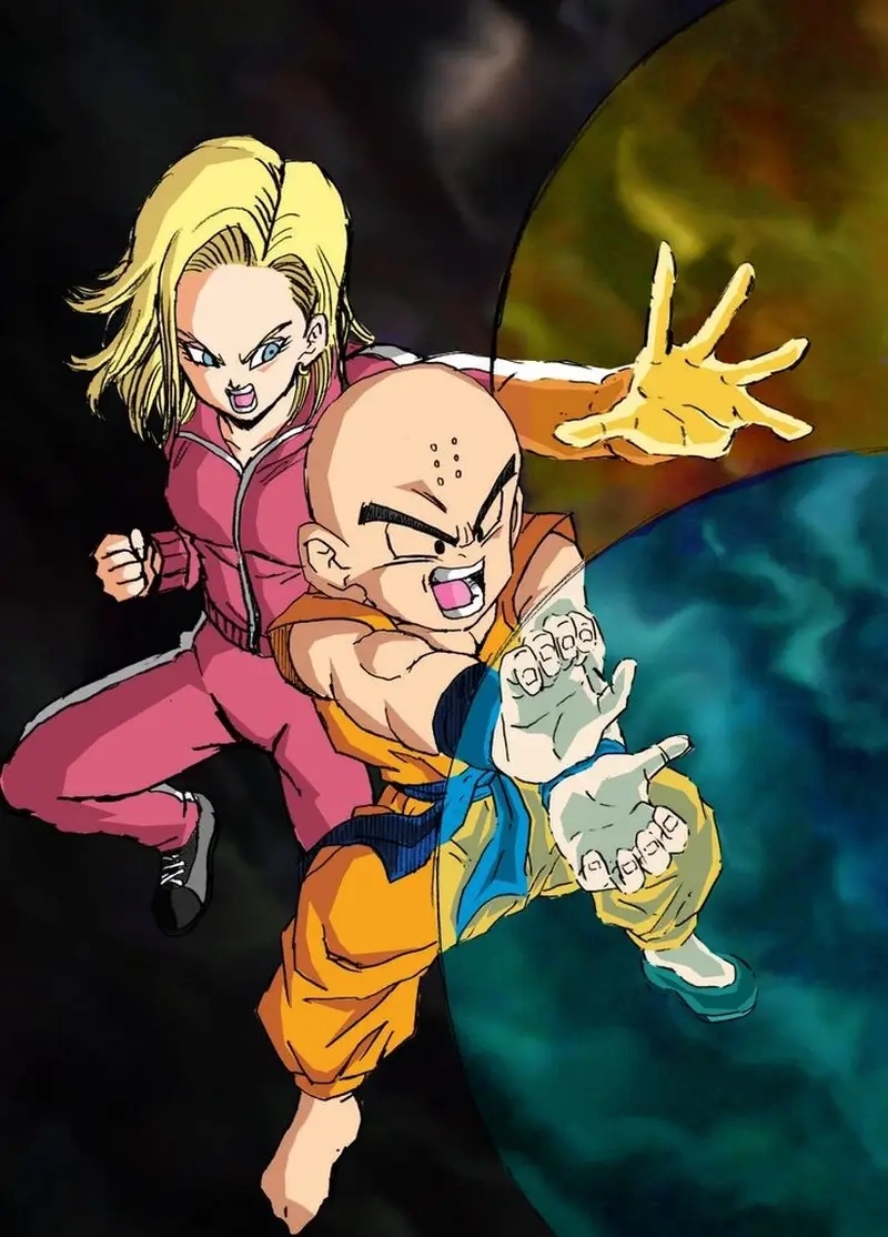 Tình cảm và cuộc sống gia đình của Krillin 18 trong Dragon Ball