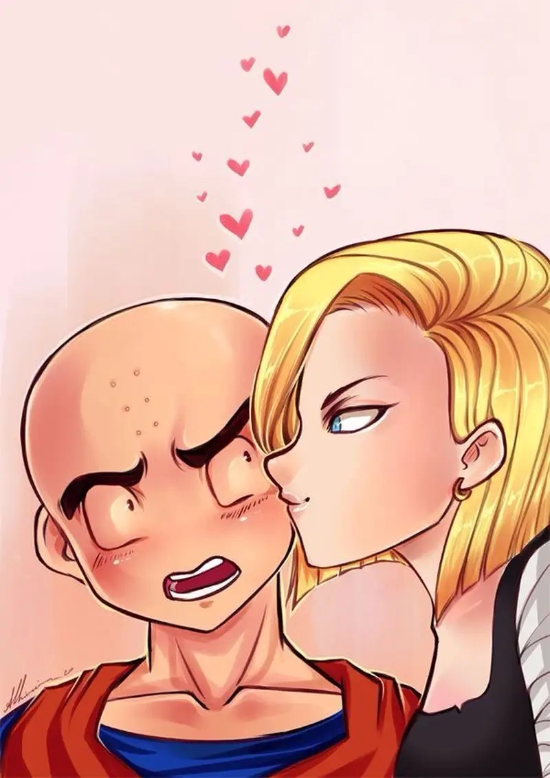 Câu chuyện tình đẹp giữa Krillin và Android 18 khiến fan cảm động