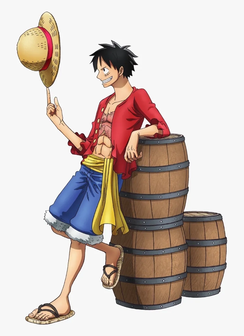Luffy Monkey D Luffy rực rỡ thu hút ánh nhìn