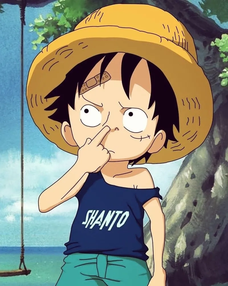 Luffy meme hài hước rực rỡ khiến bạn cười