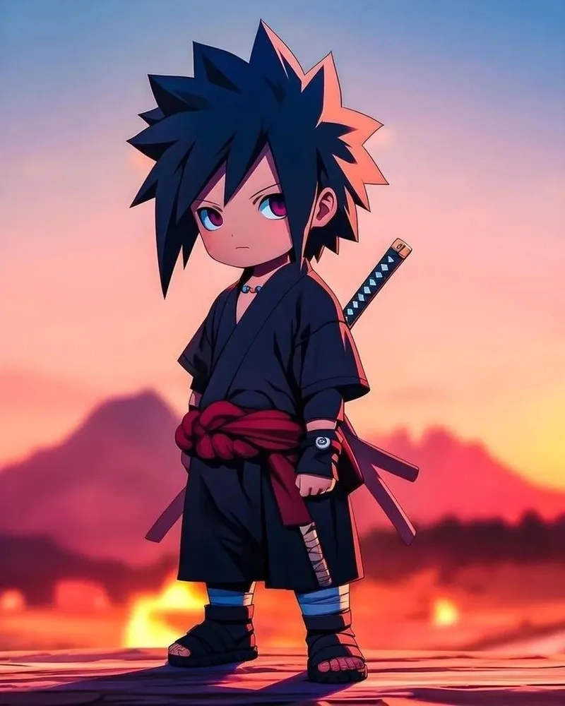 Chibi Madara cute rực rỡ thu hút mọi người