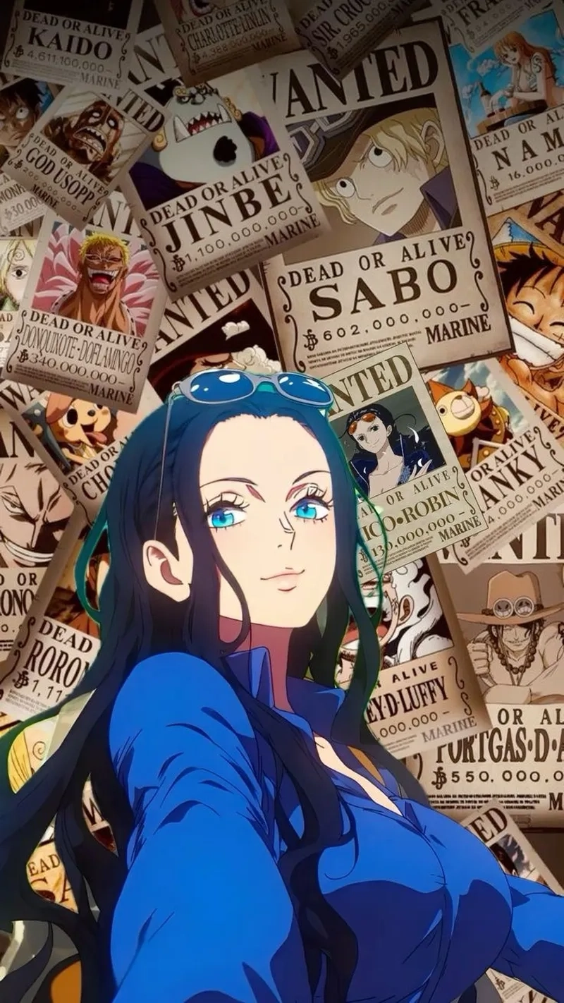 Nico Robin outfit rực rỡ nâng tầm phong cách
