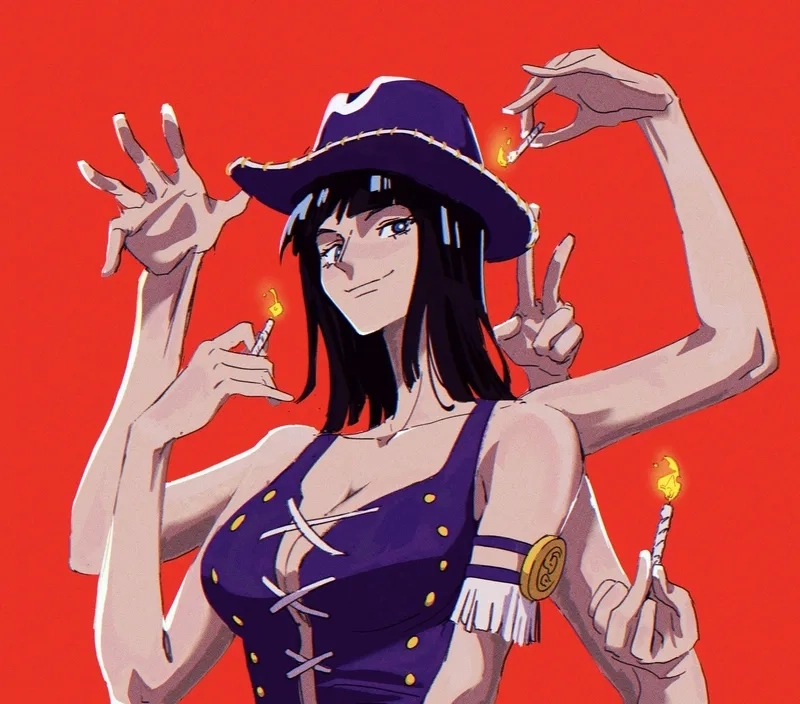 Nico Robin cute dễ thương rực rỡ làm bạn thích