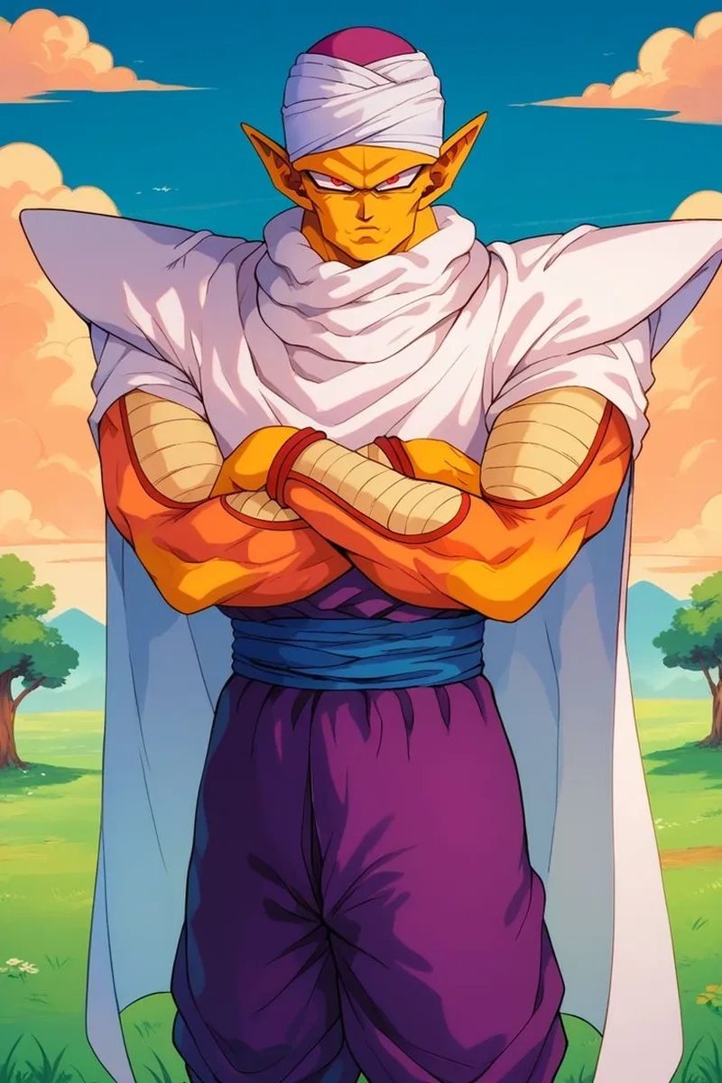 Phong thái và khí chất đặc trưng của Anime Piccolo
