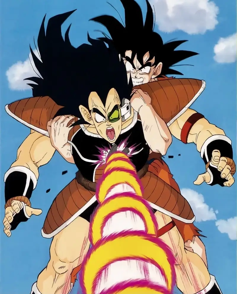 Goku And Raditz Death cú hy sinh chấn động cả vũ trụ Dragon Ball