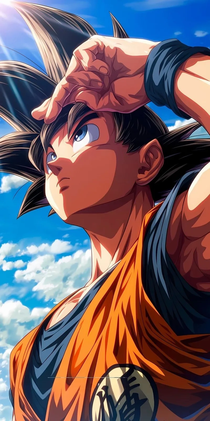 Đôi mắt Goku Eyes rực cháy quyết tâm chiến đấu