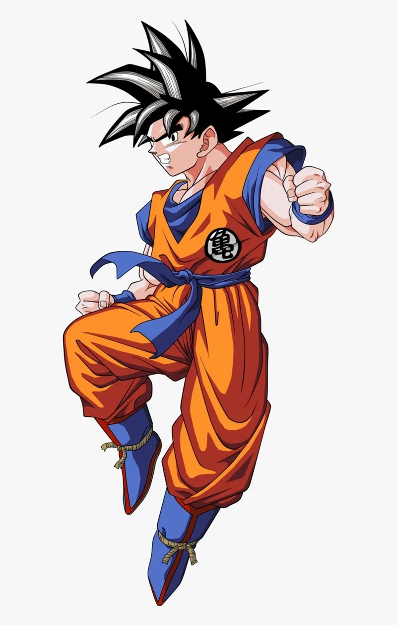 Goku Hair Png tái hiện tóc siêu saiyan sắc nét