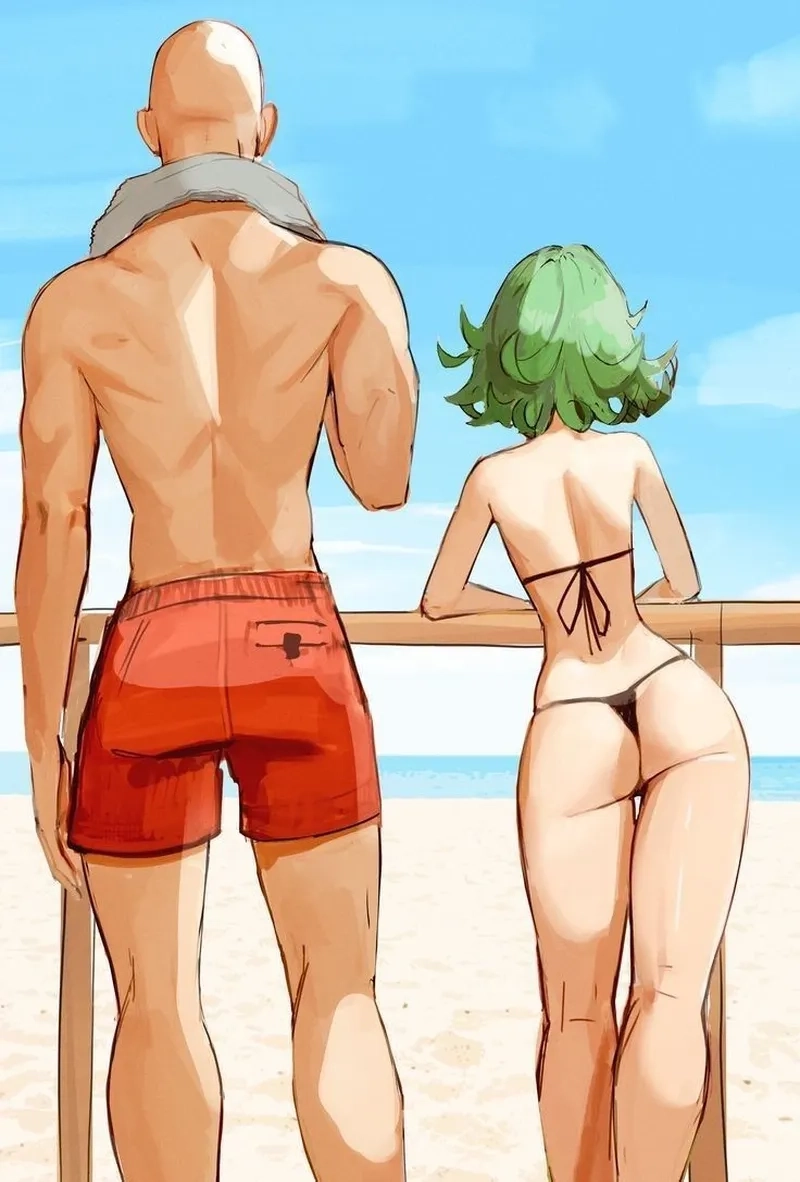 Saitama x Tatsumaki ngọt ngào rực rỡ khiến bạn mê