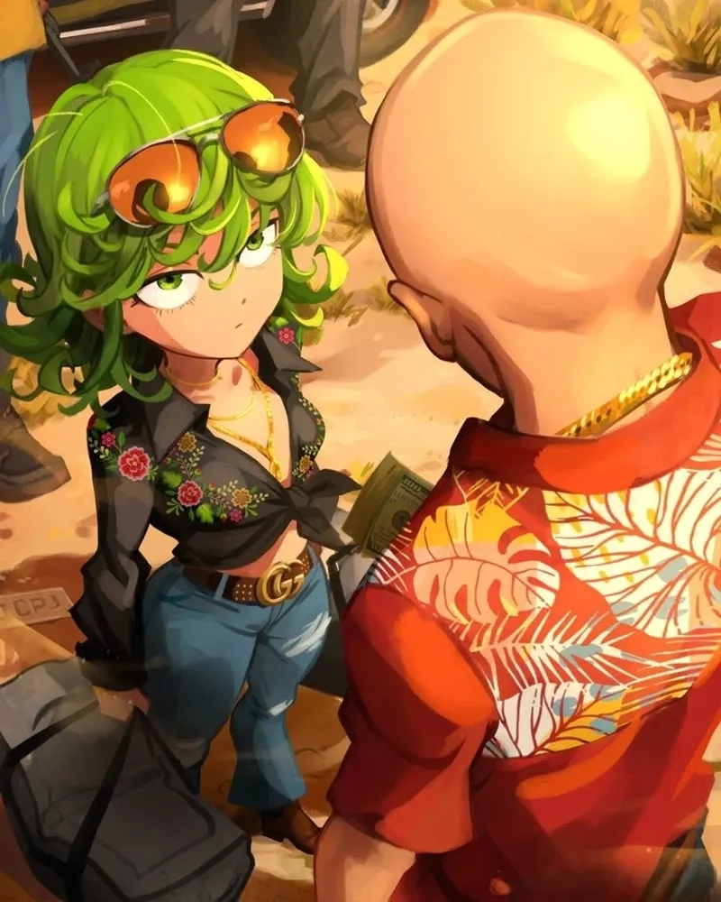Saitama and Tatsumaki rực rỡ mang lại niềm vui
