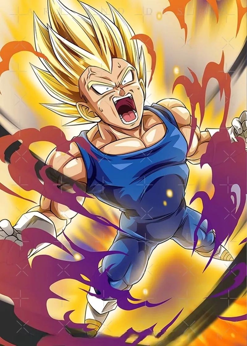 Hình ảnh Vegeta super saiyan 3 đậm chất huyền thoại