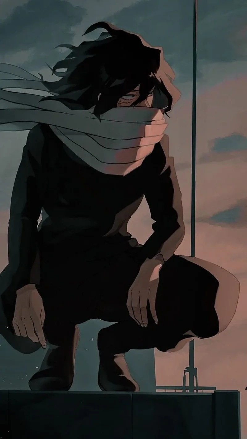 Aizawa Shouta với ánh nhìn nghiêm nghị và tính cách đặc biệt