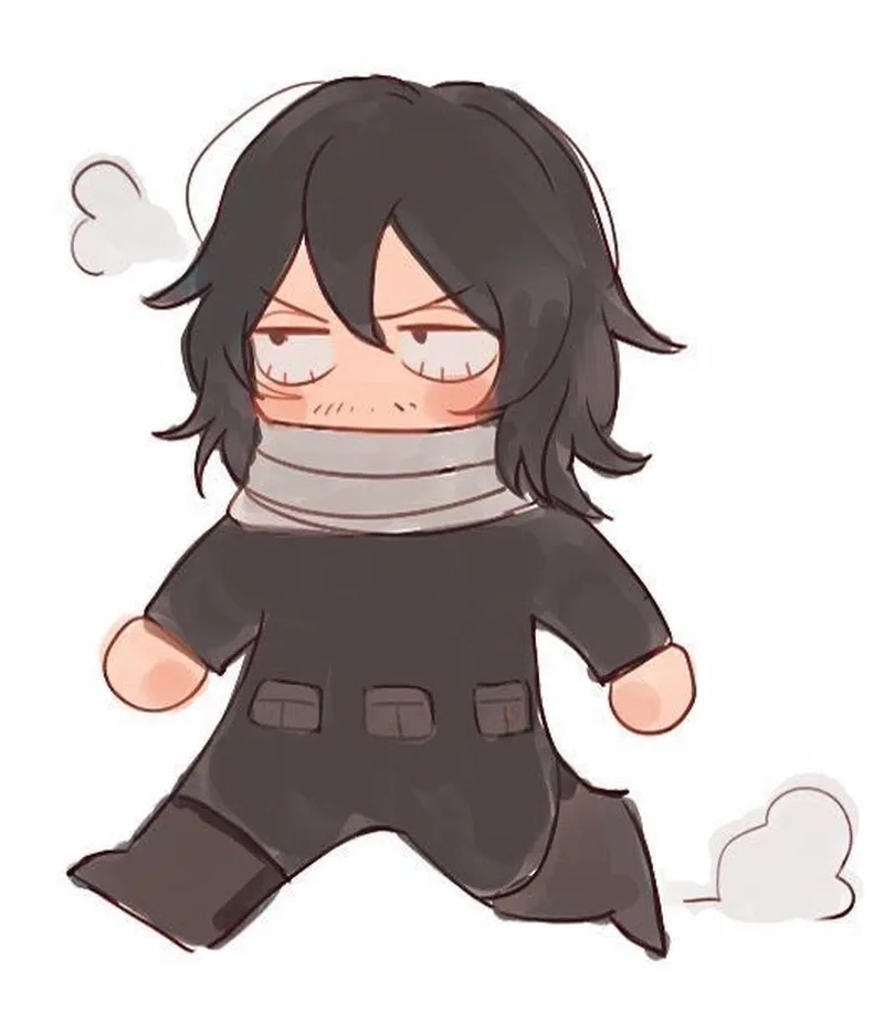 Aizawa Shouta chibi nhỏ nhắn nhưng vẫn đầy cá tính