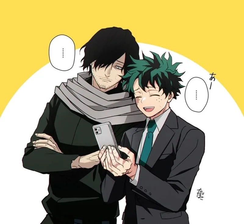 Aizawa x Deku với mối quan hệ thầy trò cảm động và bền chặt