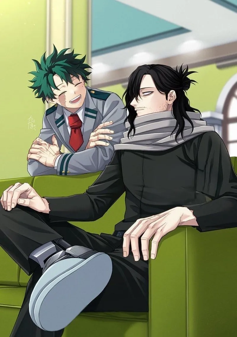 MHA Aizawa x Deku là cặp đôi thầy trò được yêu thích nhất