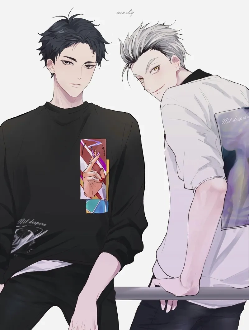 Kuroo x Tsukishima x Bokuto x Akaashi manga đầy kịch tính và đẹp mắt