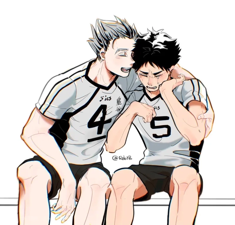 Koutarou Bokuto x Keiji Akaashi với chuyện tình ngọt ngào