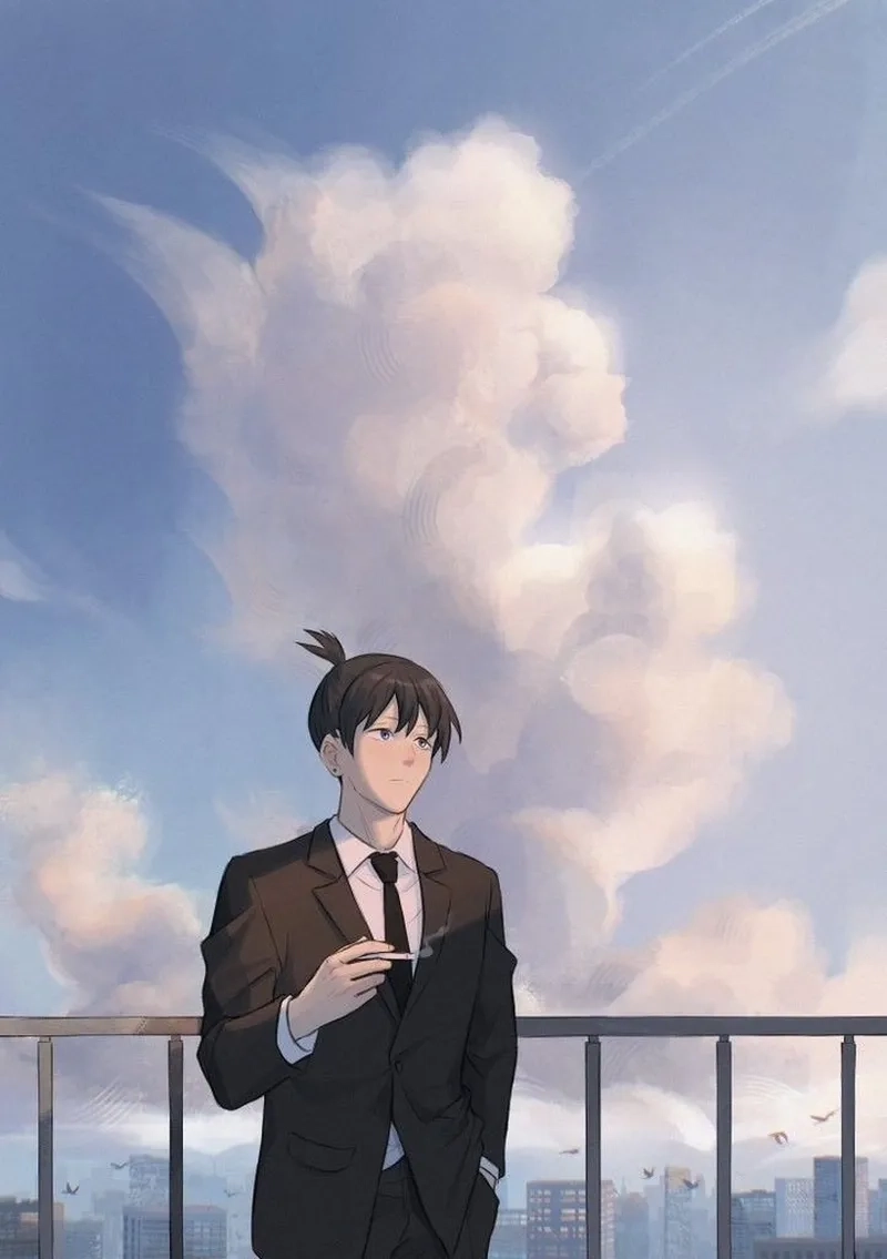 Ảnh anime Aki đầy cảm xúc, hợp làm hình nền cho mọi fan