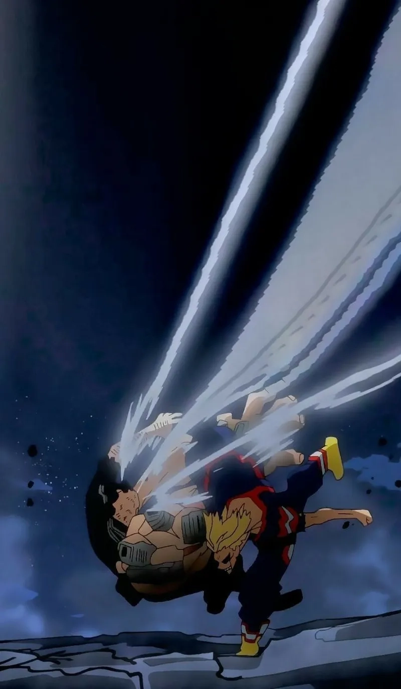 All Might vs Nomu manga tái hiện trận chiến không khoan nhượng
