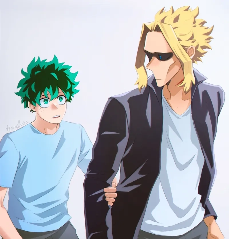 All Might x Deku là mối quan hệ thầy trò đầy xúc động