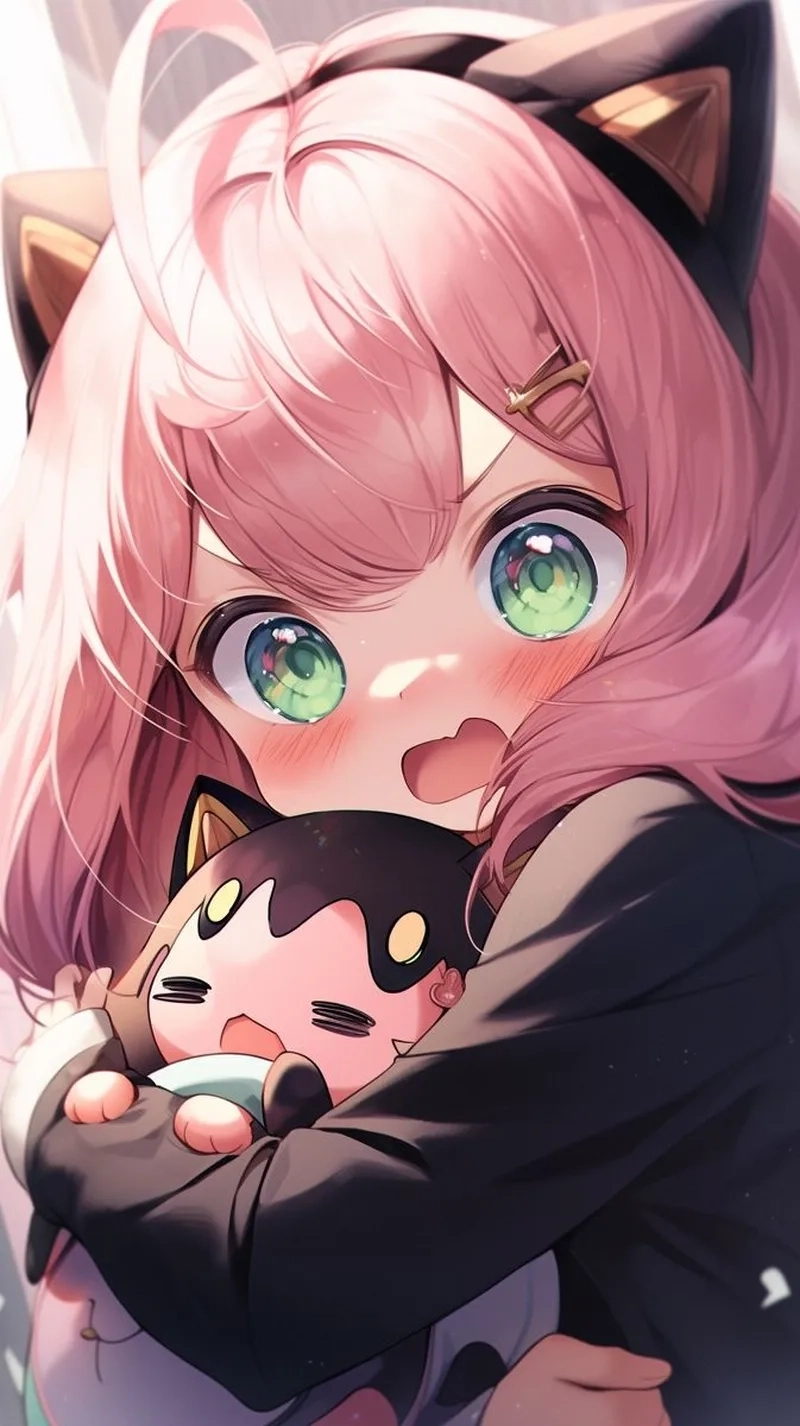 Ảnh anime Anya gây sốt với vẻ dễ thương và hài hước